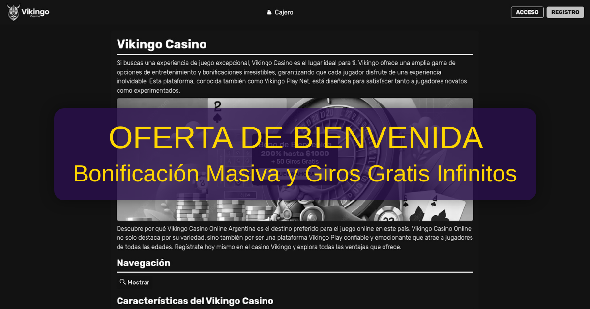 Vikingo Casino: ¡Jugá en Argentina!